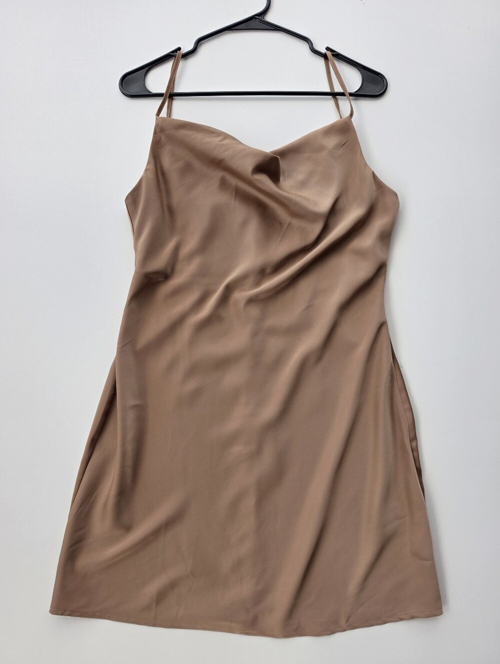 Urban Outfitter NWT Cedar Satin Cowl Neck Mini Slip Dress